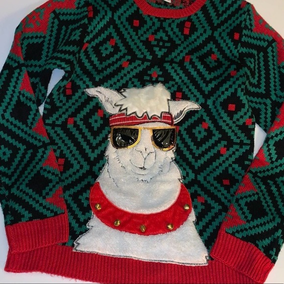 Ugly Christmas Sweater Lama size Small - Picture 5 of 8